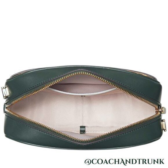 AUTHENTIC KATE SPADE Hunter & Tan Spade Flower Infinity Crossbody & Cardholder - Picture 2 of 15